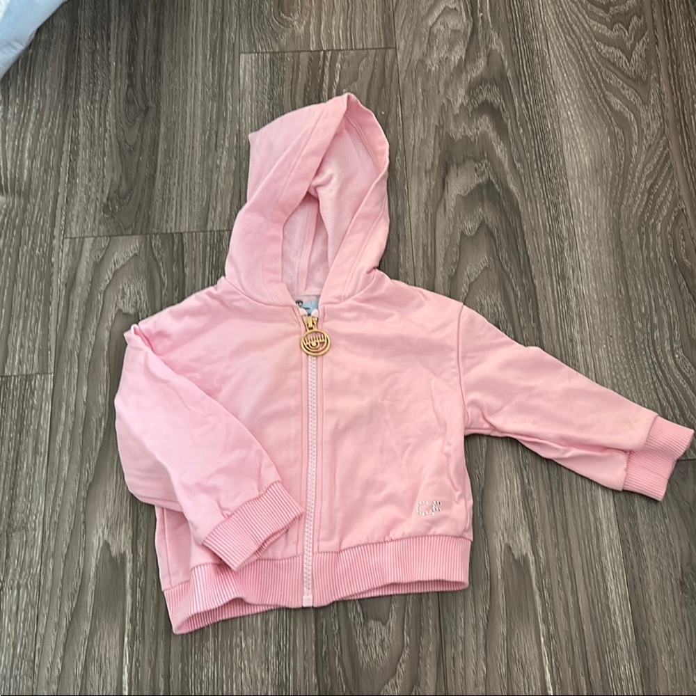 Chiara Ferragni Pink Kids Hoodie